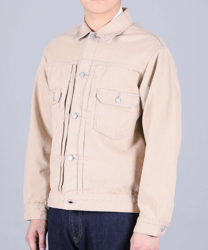 MXGJ1004 "KAKISHIBU" DYING DENIM DOUBLE POCKET JACKET,, medium image number 0