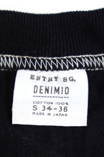 ENTRY SG. &times; DENIMIO Collaboration ESGDM01 STANDARD "Tsuri-ami" T-shirt (WHT,BLK),WHITE, small image number 21