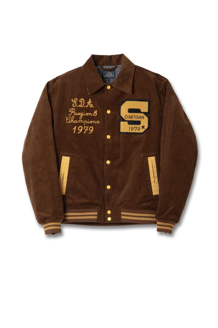 4626 Corduroy Stadium Jacket,, medium