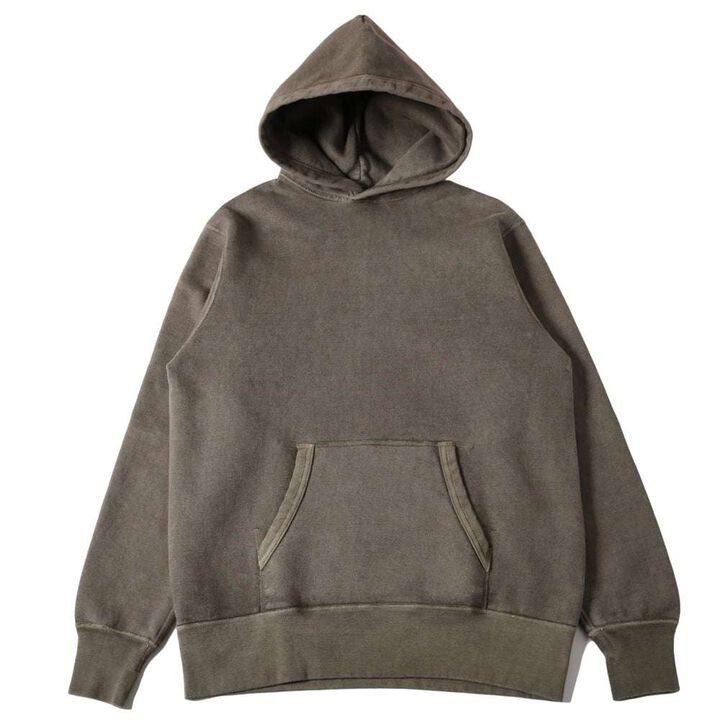 BR-3007PG "STANDARD" 30/7 COZUN Pullover Hoodie Pigmentdye (BROWN),, medium