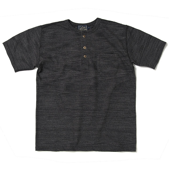 9895 Suvin Gold Loopwheel Henrey Neck T-shirt (3 COLORS),WHITE, medium image number 3