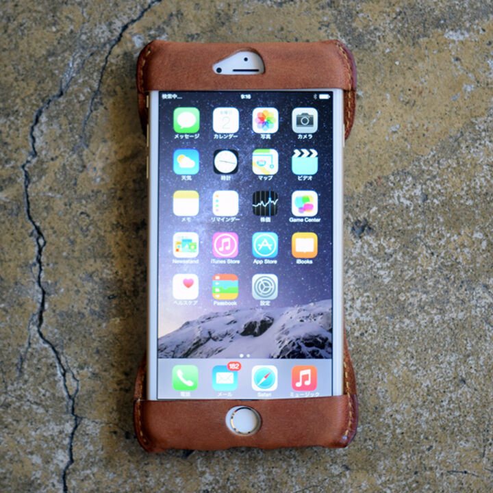 Shading Leather iPhone6s/6 Plus Case (Camel) 96058243CML,, medium