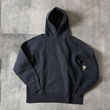 BR-3007PG COZUN PIGMENT-DYE" PULLOVER HOODIE-ORANGE-M,ORANGE, small image number 1