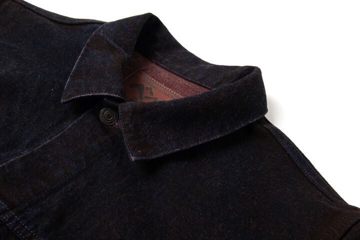 D4621 14oz Bengara Dyed Denim Jacket,, medium image number 10