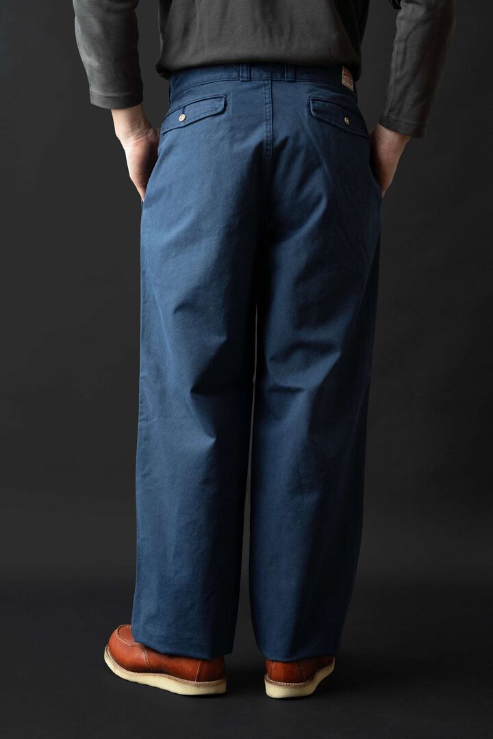 M1014RC WILD DUCK CANVAS TROUSER (NAVY),NAVY, medium image number 6