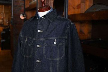 Lot.2405 13oz Riders Jacket Left Hand Denim,, small image number 5