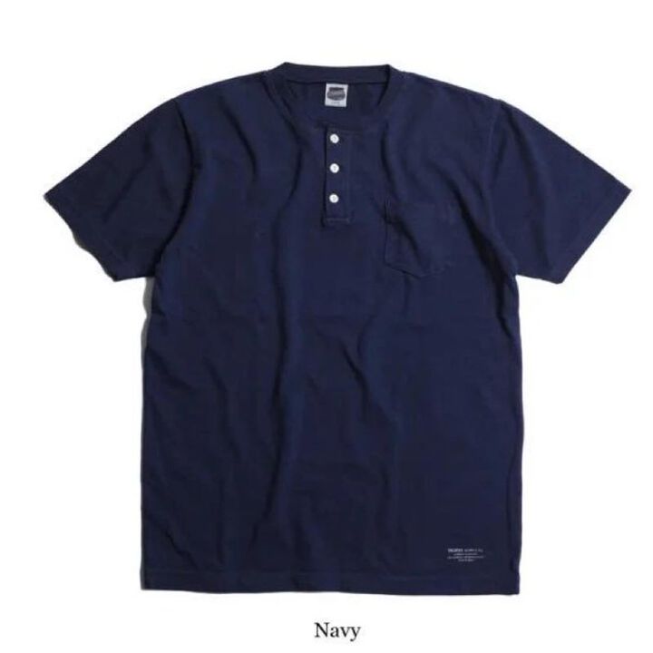 TE-06 OD Henley Tee,NATURAL, medium image number 2