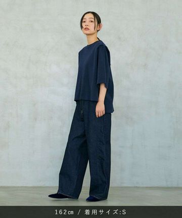 STPT6003 11.5oz PANEL JEANS【WOMEN'S】,LIGHT INDIGO, small image number 19