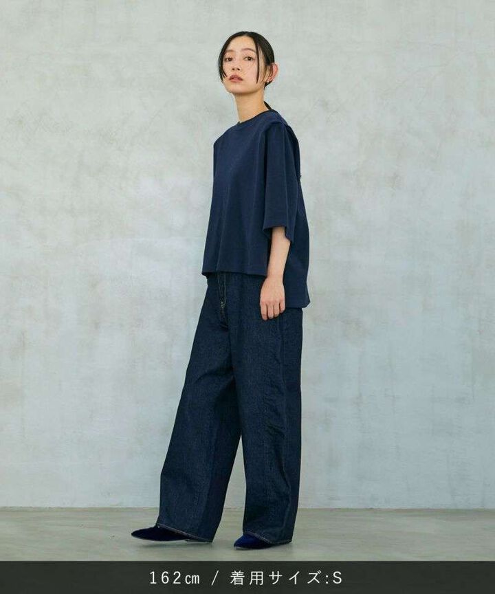 STPT6003 11.5oz PANEL JEANS【WOMEN'S】,LIGHT INDIGO, medium image number 19