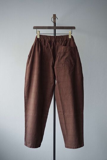 【CAPERTICA】CAP708PT08 Natural Dyed Check / Peg Top Easy Pants,BENGARA, small image number 3