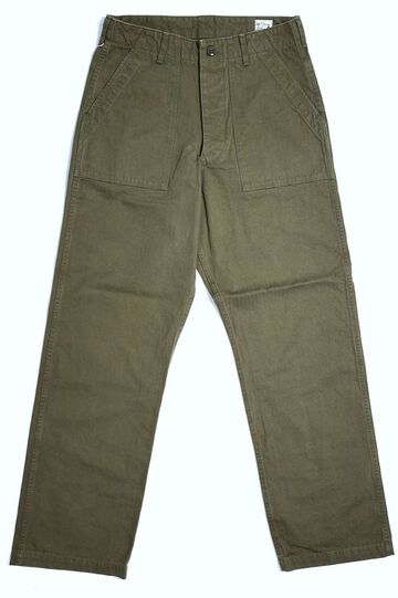03-V5002 Herringbone Vintage Fit Fatigue Pants (76 ARMY GREEN),, small image number 0