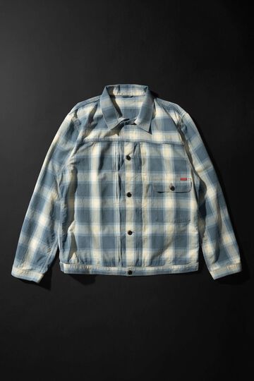 M6010J INIDIGO CHECK JACKET,02, small image number 3