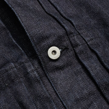 2705 15oz Button Jacket Garage Denim Dark Indigo,, small image number 4