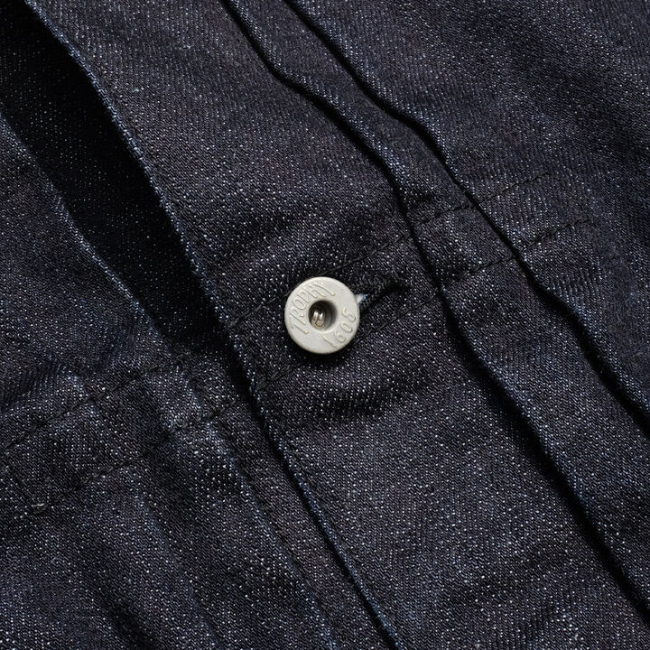 2705 15oz Button Jacket Garage Denim Dark Indigo,, medium image number 4