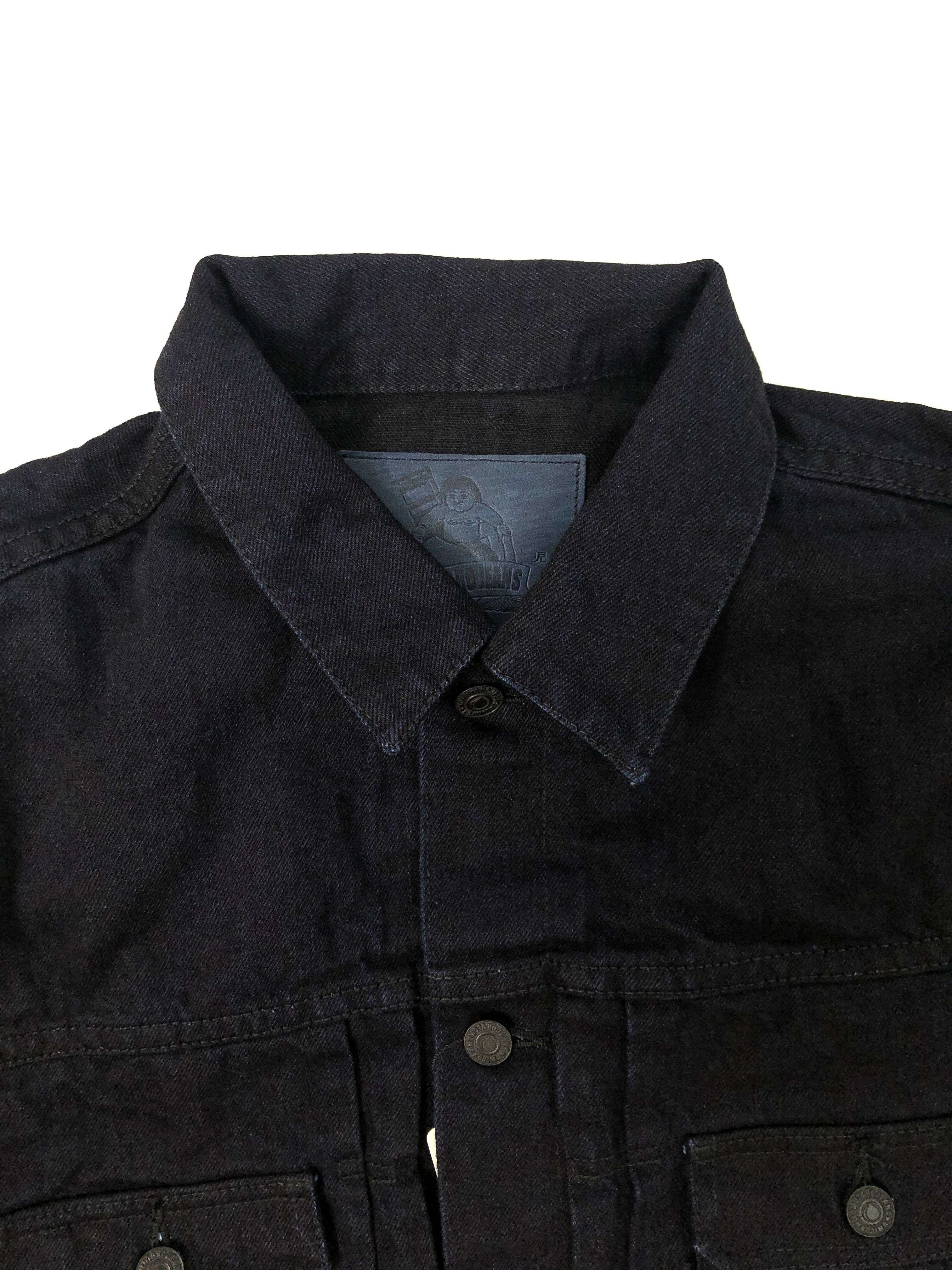 DENIMIO | MXGJ3002 15.7oz Indigo Black Jacket