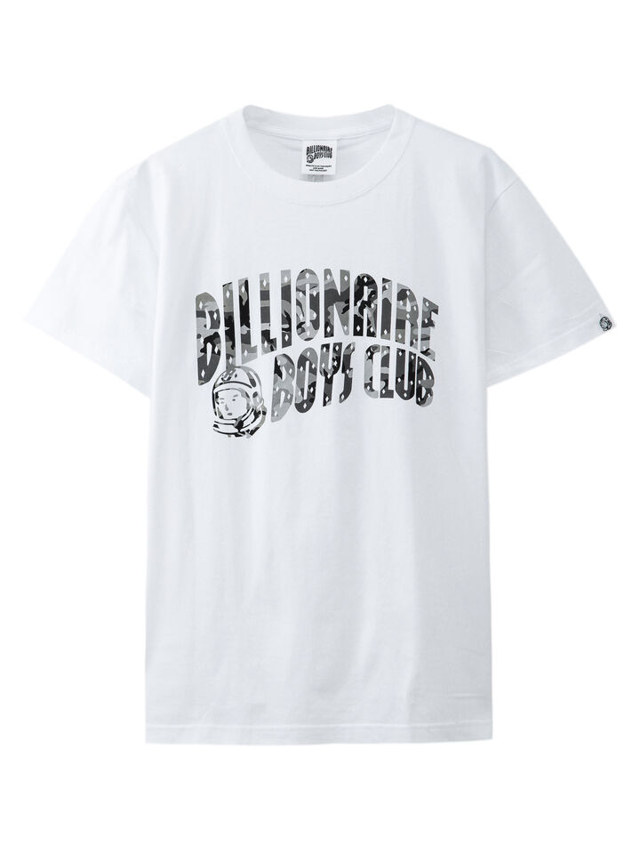 BILLIONAIRE BOYS CLUB BBCJP171T001 WOODLAND CAMO CURVE T-SHIRT 17SPRING (JP EXCLUSIVE) - WHITE,, medium image number 0