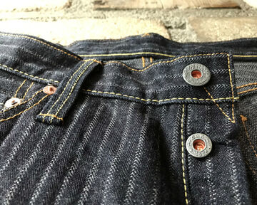 GZ-16ST-01OW 16oz Drop needle Herringbone jeans Straight(One washed)-One Washed-31,, small image number 5