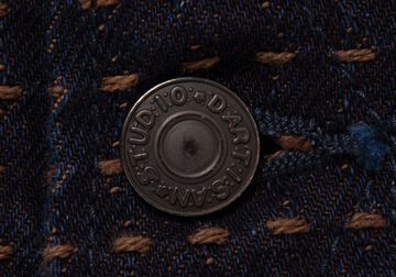 D4608 15oz Kakishibu Sashiko Denim Jacket,, small image number 4