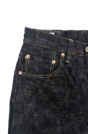ONI200-Kasuri 17oz ONI Kasuri Denim Wide Straight,, small image number 3