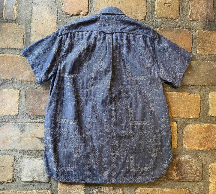 GZ-HMPKS-0205 heme pocket S / S shirt Paisley,, medium image number 1