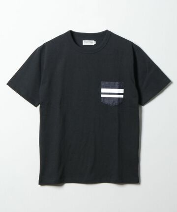 MT003 GTB DENIM POCKET T-SHIRT-OLIVE DRAB-XL,OLIVE DRAB, small image number 4