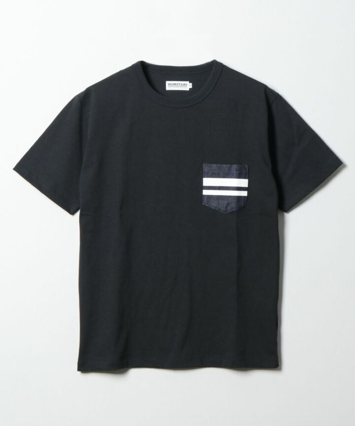 MT003 GTB DENIM POCKET T-SHIRT-OLIVE DRAB-XL,OLIVE DRAB, medium image number 4