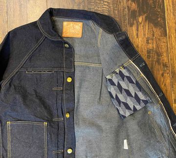 GZ-GJRG-0310 Jean Jacket -raglan-Broken Tile,, small image number 3