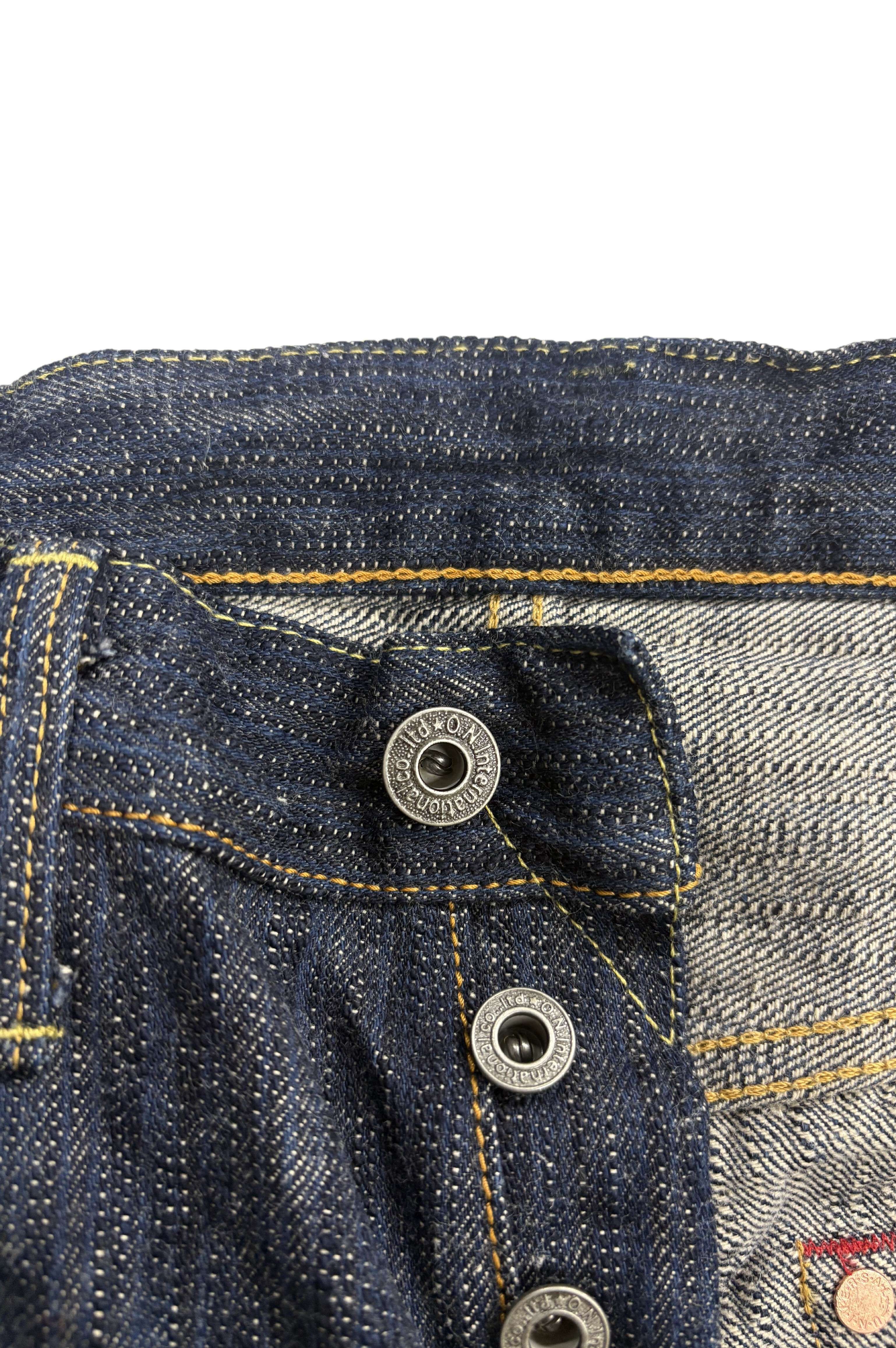 DENIMIO | ONI822-鬼KASE 16oz Natural Indigo ONIKASE Super Wide Tapered