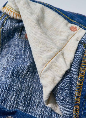 S710XX17OZ-SLB 17oz "MURAKUMO" SLUB SLIM STRAIGHT JEANS,, small image number 6