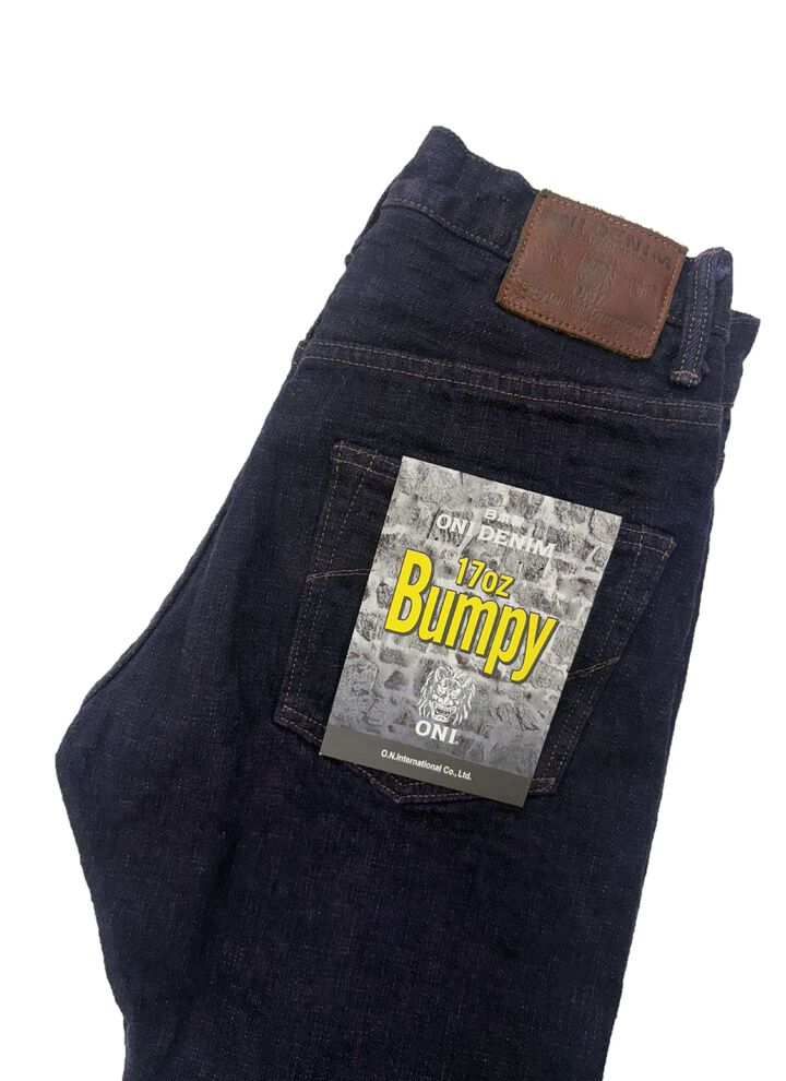 ONI-277Bumpy-紫 (Purple) 17oz Bumpy Denim Just Right Straight,, medium