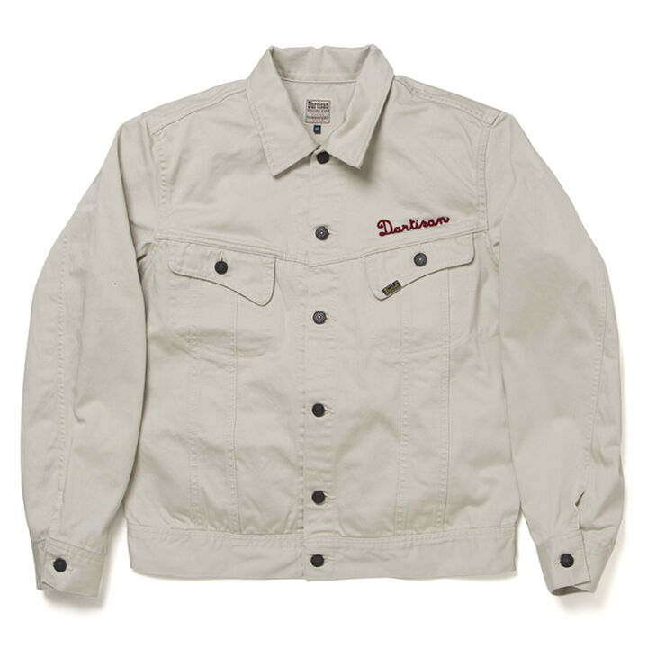 4558S Western Twill Jacket (with embroidery)-BLACK-36,BLACK, medium image number 3