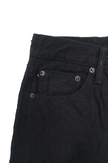 ONI246CCD-BKBK 15oz Crushed Concrete Denim Black x Black Kabuki Selvedge  Neat Straight,, small image number 5