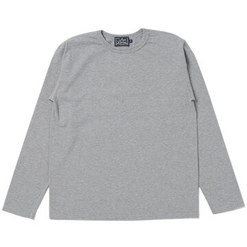 9938 Suvin Gold Loopwheeled Long sleeve T(3 COLORS),MOCK GRAY, small image number 2