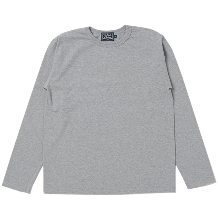 9938 Suvin Gold Loopwheeled Long sleeve T(3 COLORS),MOCK GRAY, medium image number 2