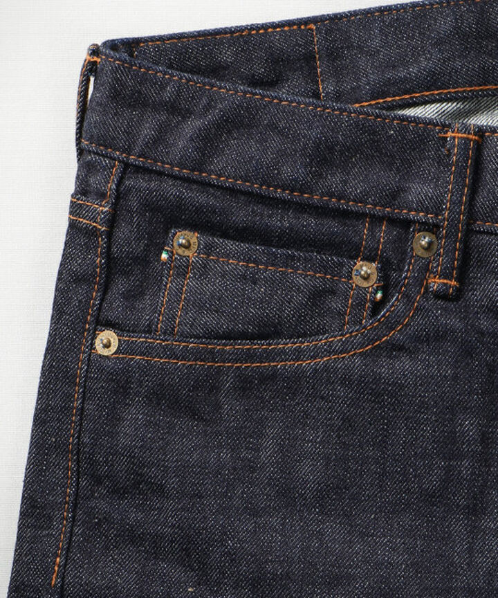 J204 CIRCLE 12.5oz African cotton vintage Selvedge tapered (One washed),, medium image number 5