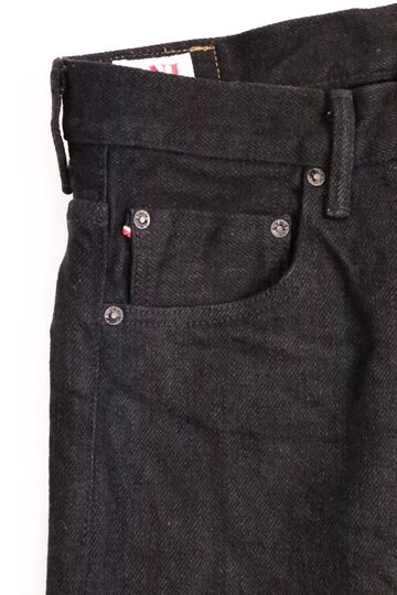 ONI-622ZR-BK 20oz Secret Black Denim Relax Tapered,, small image number 1