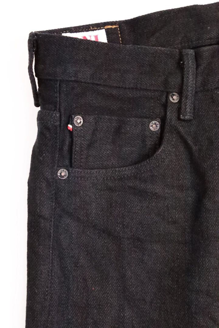 ONI-622ZR-BK 20oz Secret Black Denim Relax Tapered,, medium image number 1