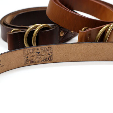 VGB35108AB  35mm width W ring belt,TANNED, small image number 8