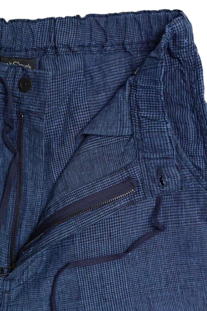 01-7021 WIDE FIT NEW YORKER SHORTS (101 INDIGO CHECK),, medium image number 6