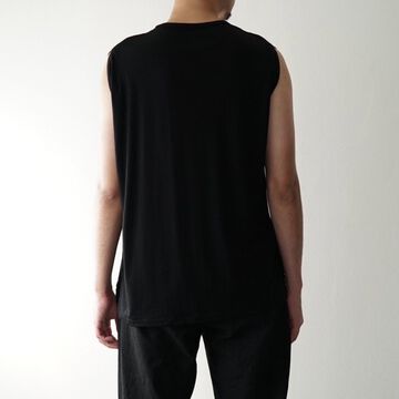 【CAPERTICA】CAP706CS29 Washable Wool Tank Top-EBONY-1,EBONY, small image number 28