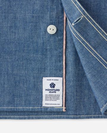 MMLS1001 TRIPLE STITCH L/S CHAMBRAY SHIRT,INDIGO, small image number 3