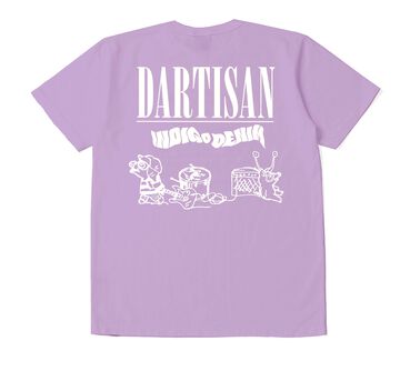 8212B US Cotton Print T-shirts,PURPLE, small image number 1