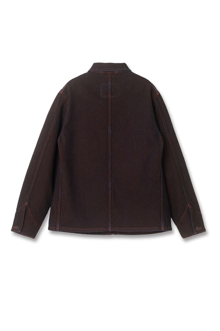 【Pre-Order】4670 13oz Bengara-dyed Sashiko Coverall,RED, medium image number 1