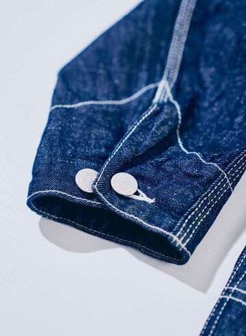 SJCA-SC01 10oz Samurai Cotton Denim Coverall,, small image number 2