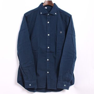 BARNS 1888 little collar long sleeve ox ford button down shirts (NAVY, WHITE, BLUE, ORANGE),, small image number 6