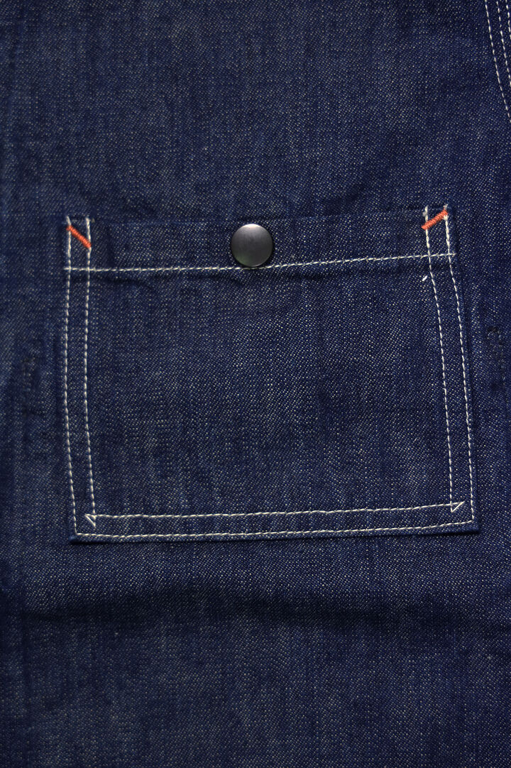 Lot. 888 10oz Military Denim Coverall,, medium image number 4