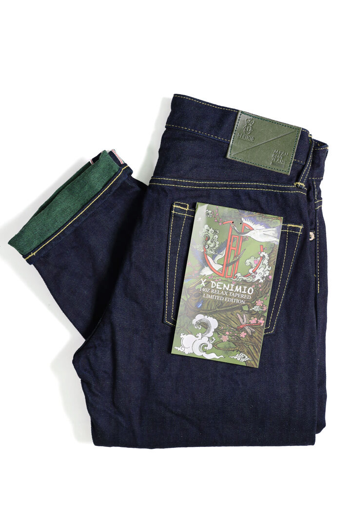 JDM-JE003 JAPAN BLUE X DENIMIO LIMITED EDITION 14OZ RELAX TAPERED
