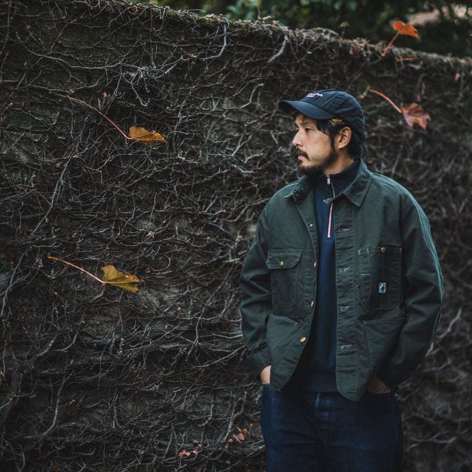 TCB 13.5oz Cat Head Jacket Green Canvas