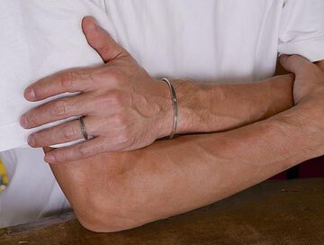 HYO-249K Gold Star Tapered RING,, small image number 5