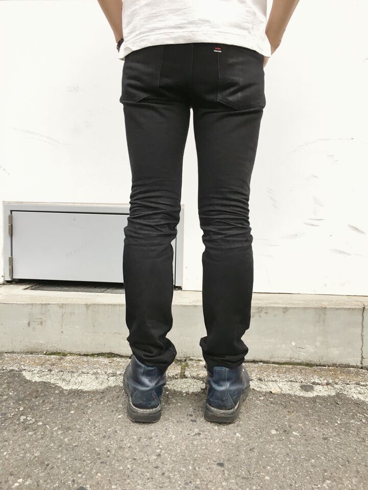 BKUT1 15oz Black Selvedge Denim Urban Tapered-One Wash-33,, medium image number 4